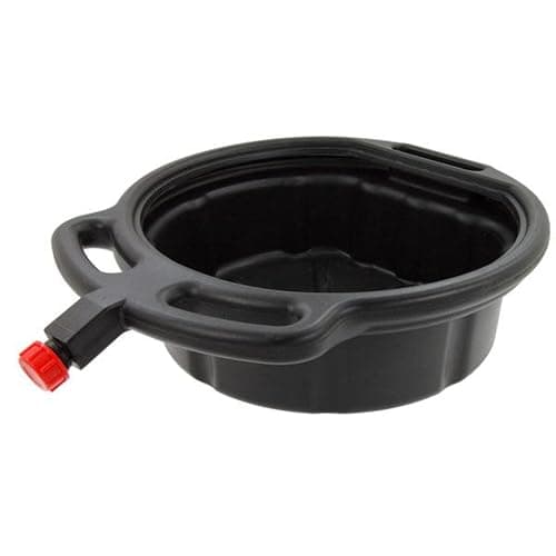 Image of Professional Lightweight Oil Drain Pan with Nozzle, 8L Capacity Mess Free Drip Tray, Ideal Oil Collector Pan for Mechanics and Enthusiasts, Van and Cars Vehicles.