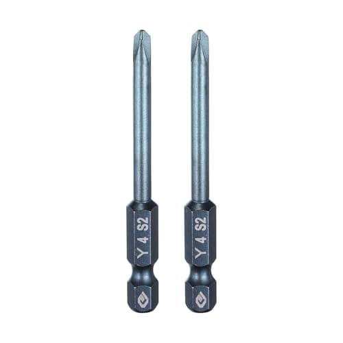Image of sourcing map 2pcs Y-Shaped Screwdriver Bit 1/4" Hex Shank Y4 Magnetic Head 2.6" Length S2 Steel Tri Wings Screw Driver Bit for Repair Work Electric Screwdriver, Blue
