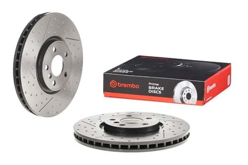 Image of Brembo 09.D179.21 Front Brake Discs Slotted / Perforated 2 x Diameter 335 mm