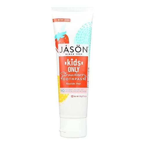 Image of Pack of 5 x Jason Kids Only Toothpaste Strawberry - 4.2 oz