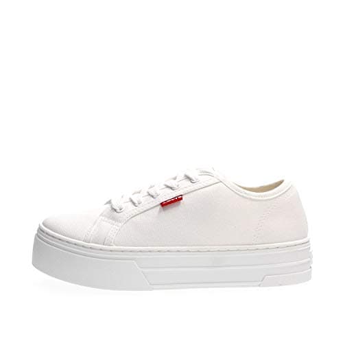 Image of Levi's Women’s 230704-1733 Tijuana Trainers, White (B White 50), 6 UK