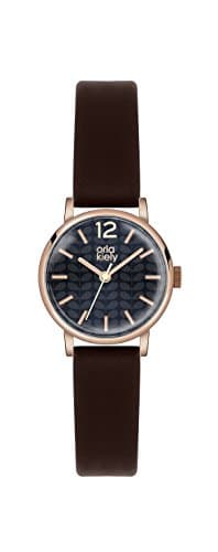 Image of Orla Kiely Womens Analogue Classic Quartz Watch with Leather Strap OK2014