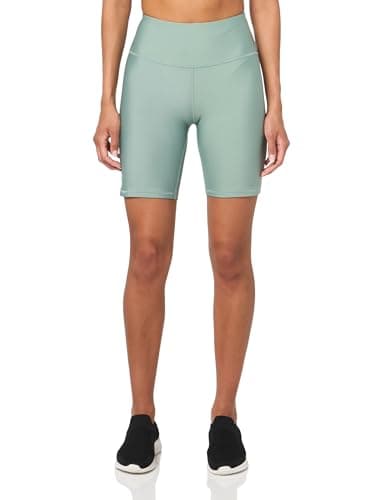 Image of Under Armour Women's HeatGear Bike Shorts, (348) Silica Green / / White, XS