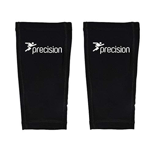 Image of Precision Unisex's Pro Matrix Shinguard Sleeves, Black, Large