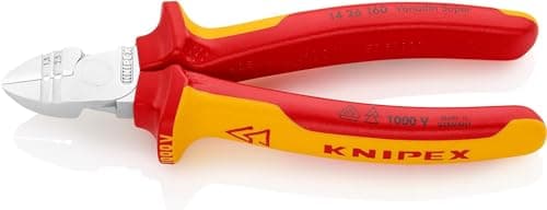 Image of KNIPEX Diagonal Insulation Stripper Chrome-Plated Insulated with Multi-Component Grips, VDE-Tested 160 mm, 14 26 160