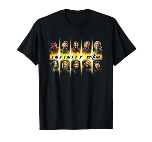 Image of Avengers Infinity War Team Lineup T-Shirt