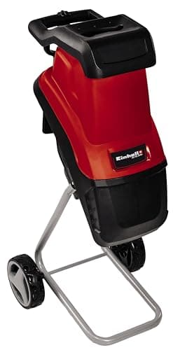 Image of Einhell Electric Garden Shredder, 2500W Mulcher for Leaves and Branches with Debris Bag, Reversible Steel Blades, Large Funnel Opening, Safety Shut-Off GC-KS 2540