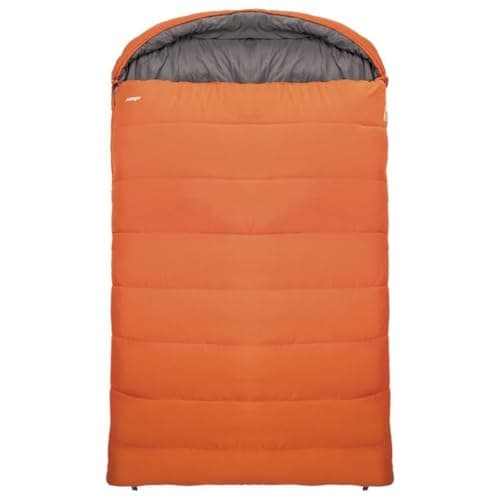 Image of Vango Stellar Grande Double Square Sleeping Bag with Shaped Hood, Insulated, Soft Smooth Polair Lining and Shell, Zip Guard, Double Layer Construction for Extra Warmth 3 Season
