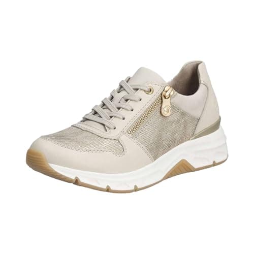 Image of Rieker 48101-60 Beige Light Gold Womens Trainers