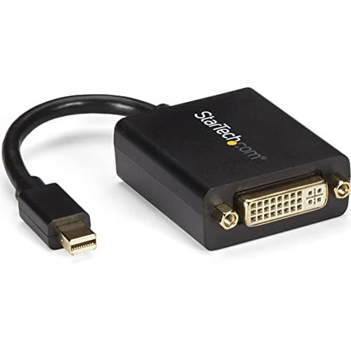 Image of StarTech.com Mini DisplayPort to DVI Adapter - Mini DP to DVI-D Converter - 1080p Video - VESA Certified - mDP or Thunderbolt 1/2 Mac/PC to DVI Monitor - mDP 1.2 to DVI Single-Link Dongle (MDP2DVI)