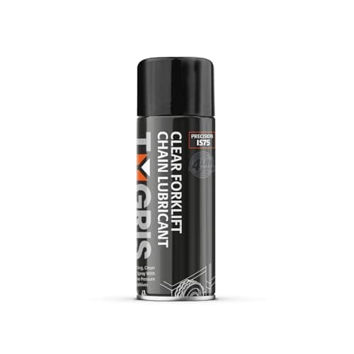 Image of Tygris 400ml IS75 Premium Clear Chain & Bearing Lubricant Spray – High Temperature Mineral Oil Aerosol with Extreme Pressure Additives – Non-Staining Industrial Chain Oil