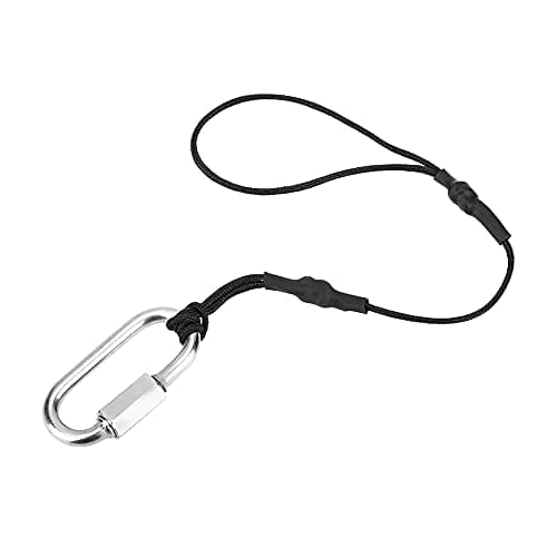Image of Universal DSLR Mirrorless Camera Strap Safety Rope Tether with Clip Hook, Durable and Firm.-for camera safety tether carabiner hook clips camera camera tether strap
