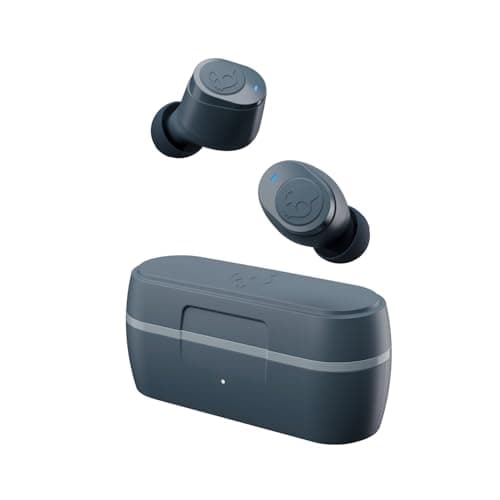 Image of Skullcandy Jib True 2 Wireless Earbuds, Bluetooth Headphones, Up to 33 Hours Battery with Charging Case, Noise Isolating Fit, Sweat and Water Resistant, Microphone for iPhone Android - Chill Grey