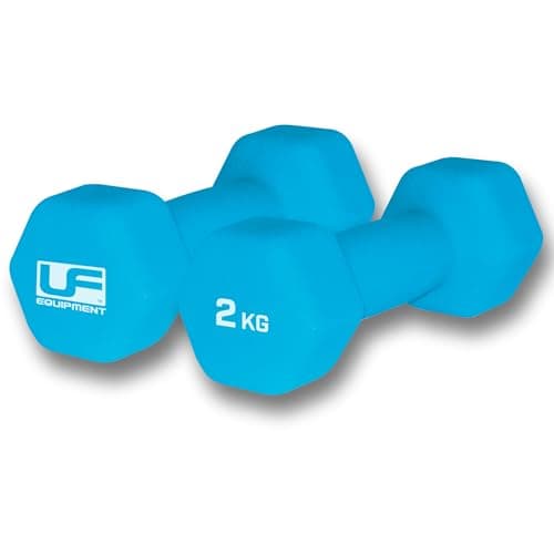 Image of Urban Fitness Neoprene Covered Hex Dumbbells Fitness (Pair) Blue 2 X 2kg, one size, K-REY-UFW033