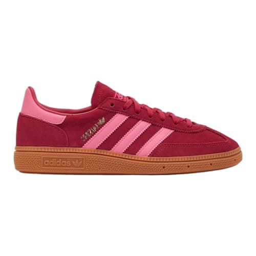 Image of adidas originials Handball Spezial Big Kid, Ruby Red Pink Gum, 7 Women/6 Men