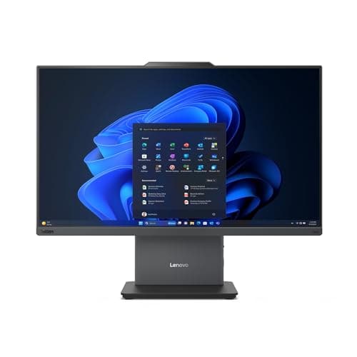 Image of Lenovo ThinkCentre Neo 50a Gen 5 All-in-One PC, 23.8-inch Display, 13th Gen Intel Core, Front Office Desktop