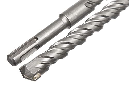 Image of UK Drills - SDS Plus Hammer Drill Bit - Tungsten Carbide Tip, Fully Hardened Tool - To Be Used in Granite, Concrete & Masonry - 20.0mm x 250mm