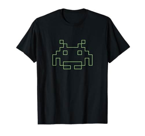 Image of 80s Arcade Game Retro Space Alien Invaders Gamer T-Shirt