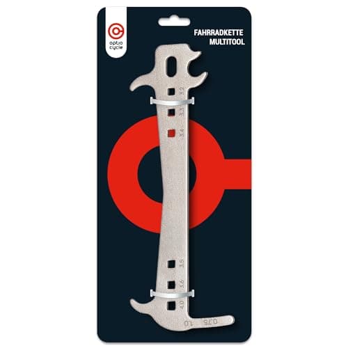 Image of Optio Cycle Chain Wear Tool | Chain Checker Tool | Chain Wear Indicator | Chain Gauge | Bike Chain Checker | Bike Chain Wear Tool | Cycle Chain Checker