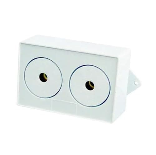 Image of CQR SOSB1L Dual 6-15Vdc Piezo Sounder Bomb Internal Sounder 12VDC 109db White