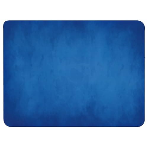 Image of Silent Monsters Mouse Mat Medium 14 x 10 inches / 36 x 25 cm, Blue, Lasercut Edges, washable & rollable Mouse Pad, Gaming Home Office Mousemat, Mousepad non-slip & quiet, Desk Mat