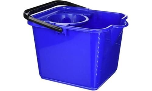 Image of Addis Mop Pail and Wringer In Royal Blue, 12L Capacity, 27.5 x 35 x 24.5 cm