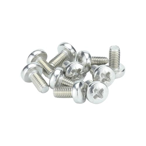 Image of M5 (5mm x 10mm) Pozi Pan Head Machine Screws - A2 Grade Stainless Steel (Pack of 20)
