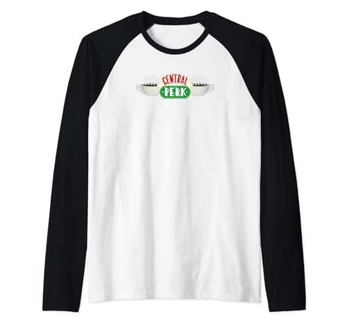 Image of Friends Central Perk Raglan Baseball Tee