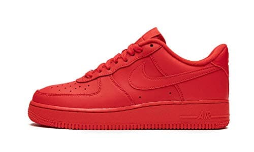 Image of Nike Men's Air Force 1 '07 LV8 CW6999 600 Triple Red - Size, University Red/White, 13 UK