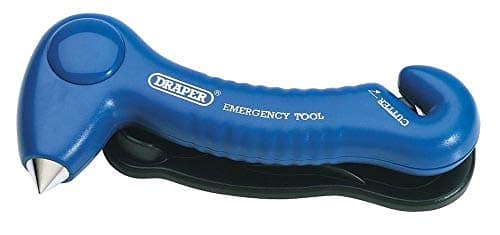 Image of Draper 61229 Emergency Hammer and Cutter , Blue