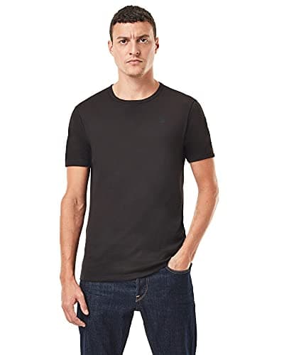Image of G-STAR Men's Base T-Shirt 2-Pack, Black (Black D07205-124-990), L