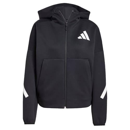 Image of adidas Z.N.E. Full-Zip Hoodie Black/White