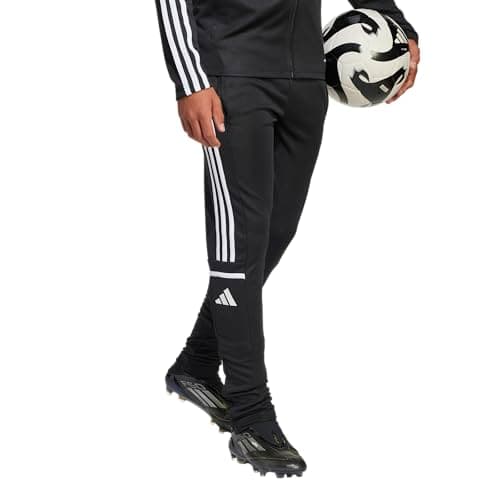 Image of adidas boys Squadra 25 Training Pants Track Pants, Black/White, M