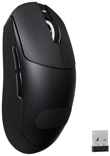 Image of MAMBASNAKE ATTACK SHARK X8PLUS Wireless Gaming Mouse, PixArt PAW3395PRO Sensor, 40000DPI, BT/2.4G Wireless/Wired, 55g Superlight Mouse with Grip Tape, 200Hrs Battery, for PC/Xbox/PS/Mac (Black)