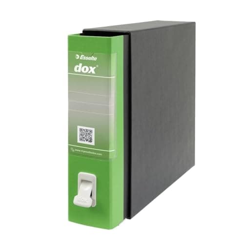 Image of Rexel Esselte Dox 2 Class Box Lever Arch File, A4. Green