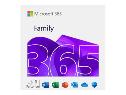 Image of Microsoft 365 Family Medialess Latest Version - 1 Year Subscription 6 Users Up T