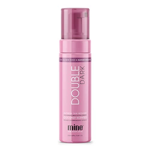 Image of MINETAN BODY.SKIN Double Dark Fake Tan Mousse - Bronzed Glow For All Skin Tones & Darker Tanning Results, 200ml, Self Tan Foam