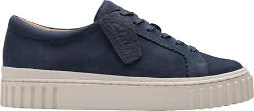 Image of Clarks Mayhill Walk Womens Navy Nubuck, 8