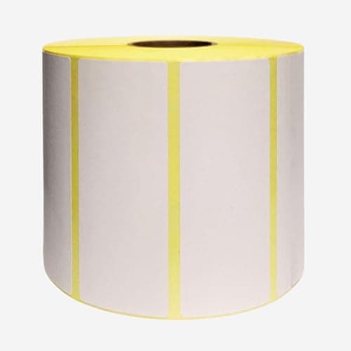 Image of Direct Thermal Label Stickers - 100x40mm White Self Adhesive Sticky Labels On A Roll for Barcode, Postage, Zebra, Toshiba, Brother (1 roll - 1750 Labels) VAT Included