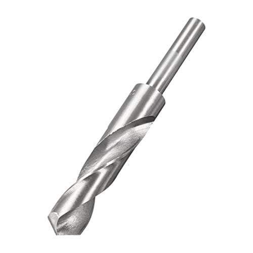 Image of sourcing map Reduced Shank Drill Bit 19.5mm High Speed Steel HSS 4241 with 1/2 Inch Straight Shank