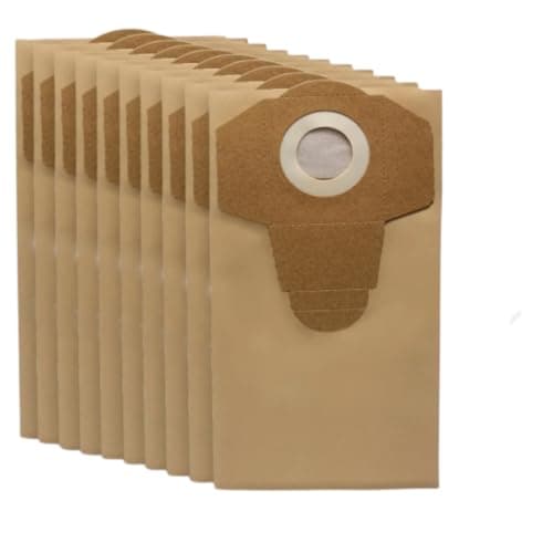 Image of FIND A SPARE 10x Paper Dust Bags To Fit Lidl Parkside Wet & Dry 15L 20L PNTS Series 33544 UK Vacuum Cleaner