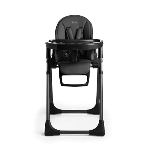 Image of Silver Cross - Gourmet Highchair - Baby Chair - Portable High Chair - Newborns to 3 Years - Black
