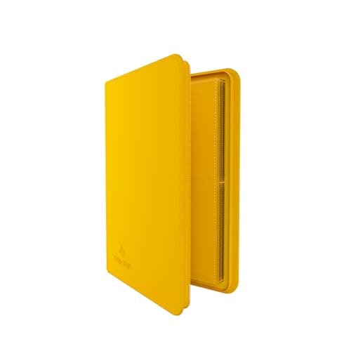 Image of Gamegenic | Zip-Up Album 8-Pocket - Yellow | Trading Card Game Accessory