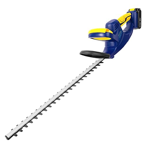 Image of Skotek 20V Cordless Hedge Trimmer 51cm (510mm) Cutting Length, Lightweight Handheld Hedge Trimmer Cordless Hedge Cutter with 1x Battery and Charger Included