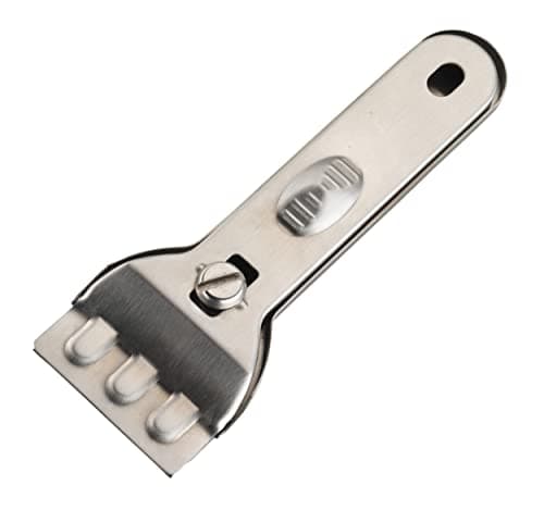 Image of KitchenCraft Ceramic Hob Scraper, Stainless Steel, 28 x 28 x 3 cm