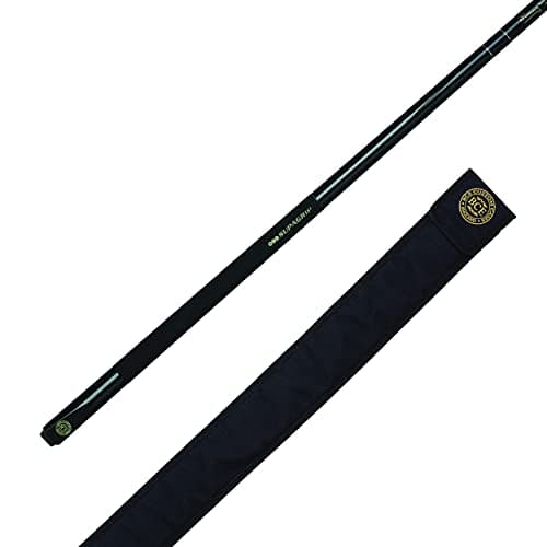 Image of BCE Unisex Jw-10am BCE 2 Piece Mark Selby Snooker Pool Cue with Classic Case 145cm 9 5mm cue, black butt/ natural wood shaft, 57 UK