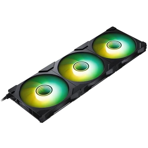 Image of Phanteks M25 Gen2 140mm DRGB Reverse Airflow PWM Triple Fan Pack- Black