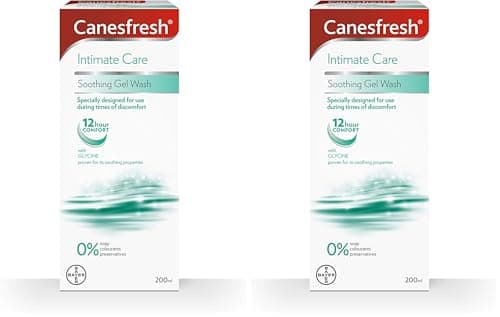Image of Canesfresh Soothing Gel Wash | 12hr Comfort & Fresh Feeling | Dermatologically & Gynaecologist Tested | with Glycine Known for Its Soothing Properties - 200 ml (Pack of 2)