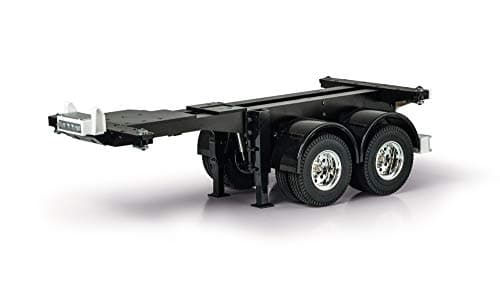 Image of Carson 907334 1:14 20 ft Container Trailer Ride Kit, RC, Accessories for Tamiya Trucks, Spare Parts, Tuning Parts, Model Building, Made in Germany, 500907334, Black