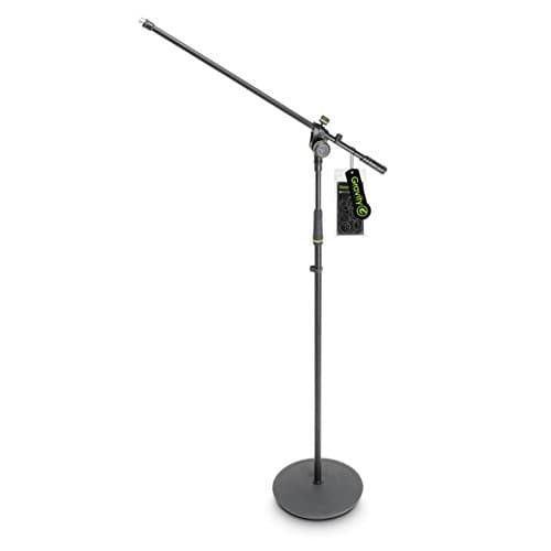 Image of Gravity MS 2321 B - Microphone Stand with Round Base and 2-Point Adjustment Boom